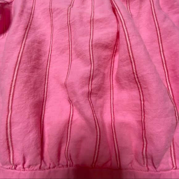 Madewell Pink Wrap Top in Cecilia Stripe Sz S - Picture 12 of 14